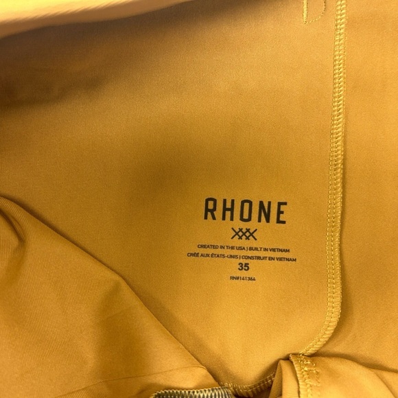 Rhone 9" Commuter Short Size 35 Waist British Khaki Flex Knit Stretch NWT - Picture 12 of 16